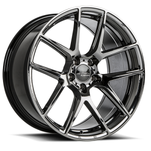 Ace Alloys Wheels AFF02 Black and Chrome