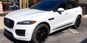 Jaguar F-Pace with Ace Alloys AFF02 Matte Black Size 22